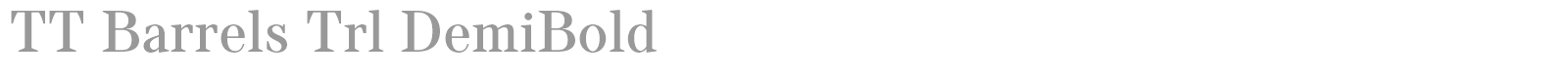 TT Barrels font preview